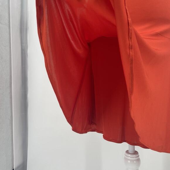 Ralph Lauren Collection Purple Label Fit Flare Red Dress Midi Cocktail Vintage S - Picture 4 of 10